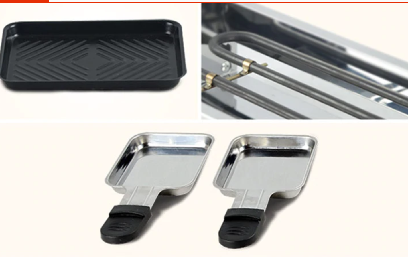 Electric Non-Stick Barbecue Grill