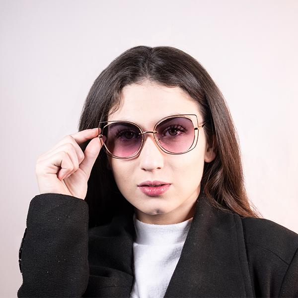 Edgy Madness Metallic Sunglasses
