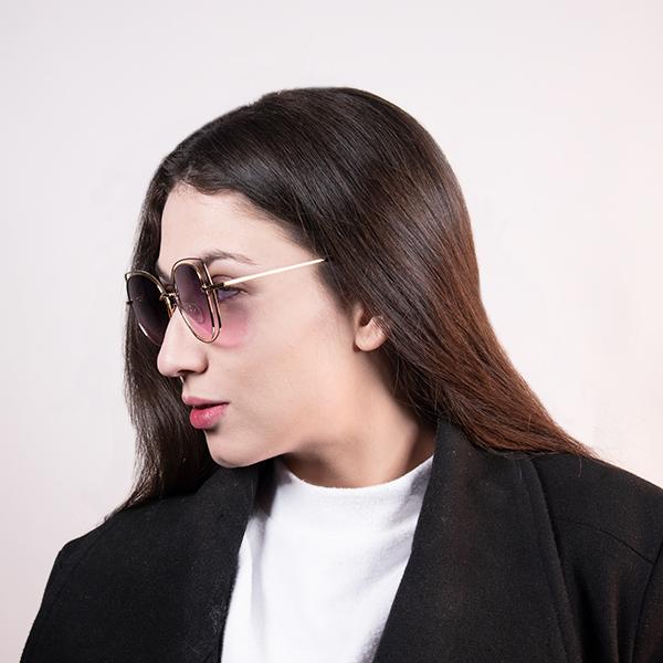 Edgy Madness Metallic Sunglasses