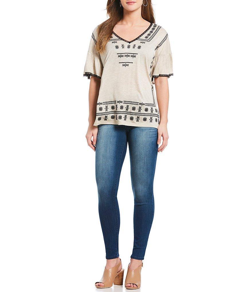 Blue Denim Leggings for Women