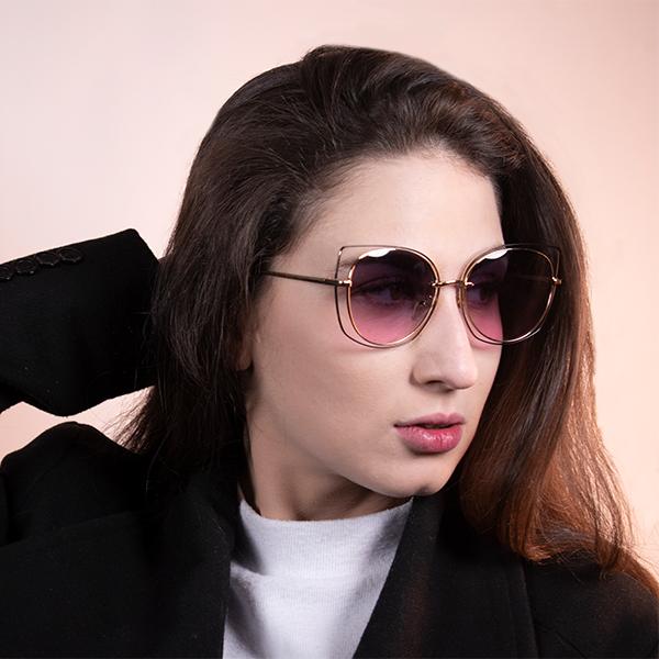 Edgy Madness Metallic Sunglasses