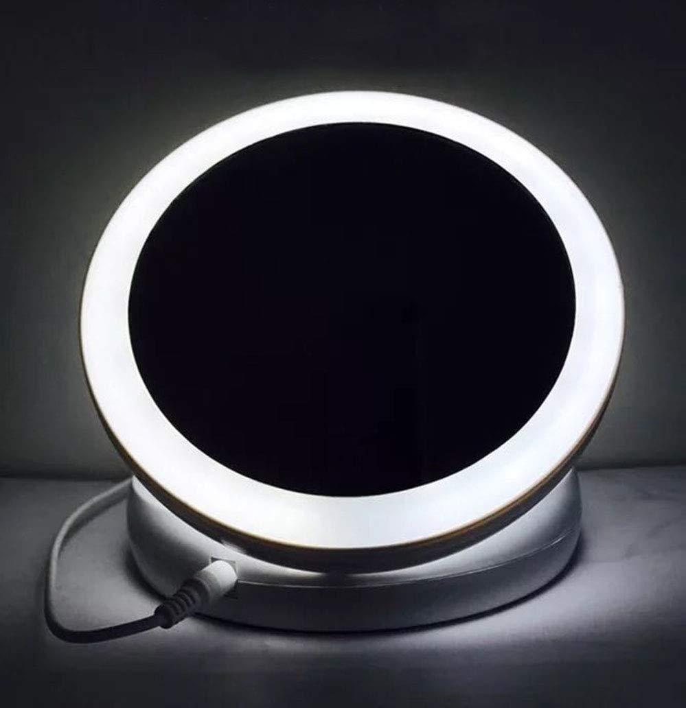 LED Mirror Makeup Storage Box - With 10X Magnification
