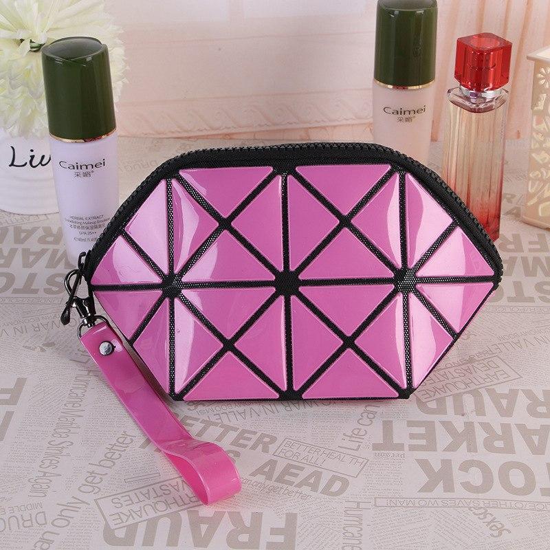 Shine On Geometric Lattice Pouch