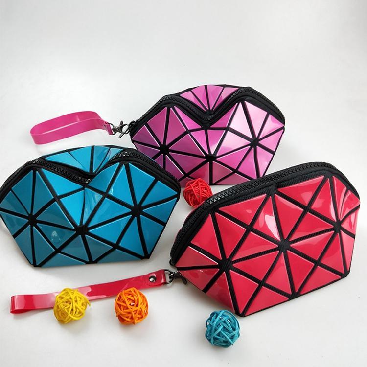 Shine On Geometric Lattice Pouch
