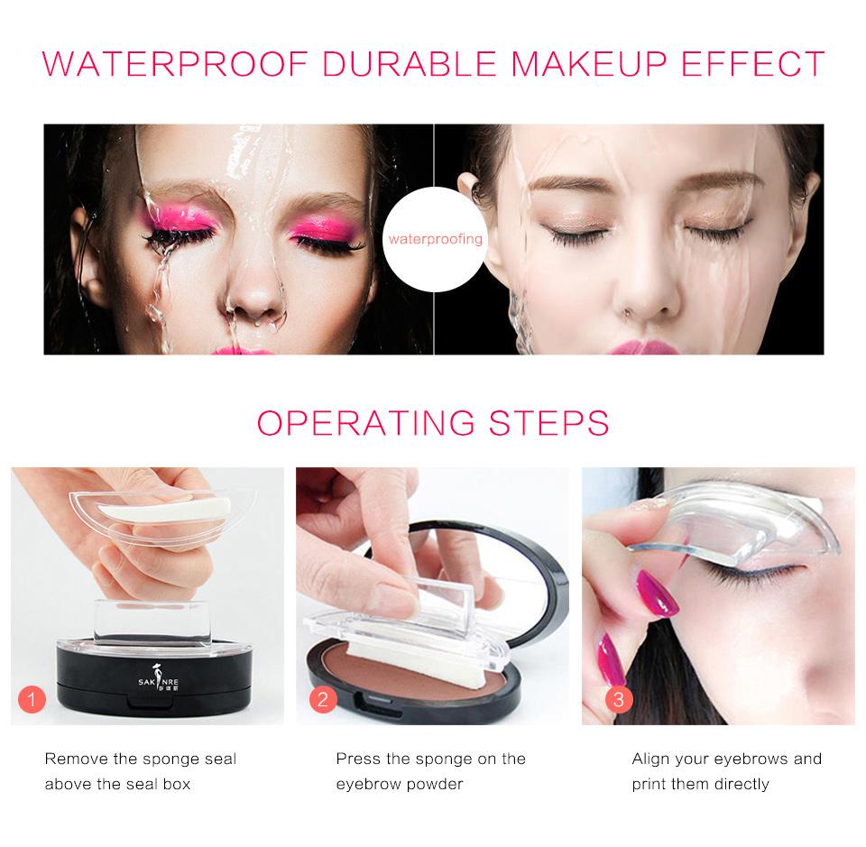 Curved Waterproof Eyebrow Stamp- Buy One Get One FREE!