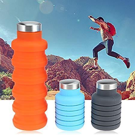Silicone Expandable and Foldable Drinking Water Bottle