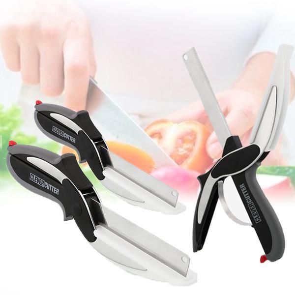 Clever Cutter 2-in-1 Food Chopper Multi-functional Kitchen Vegetable Scissor