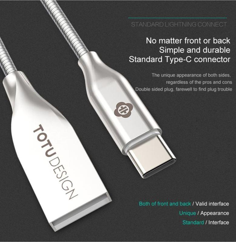 Premium Zinc Alloy Type C Unbreakable Cable
