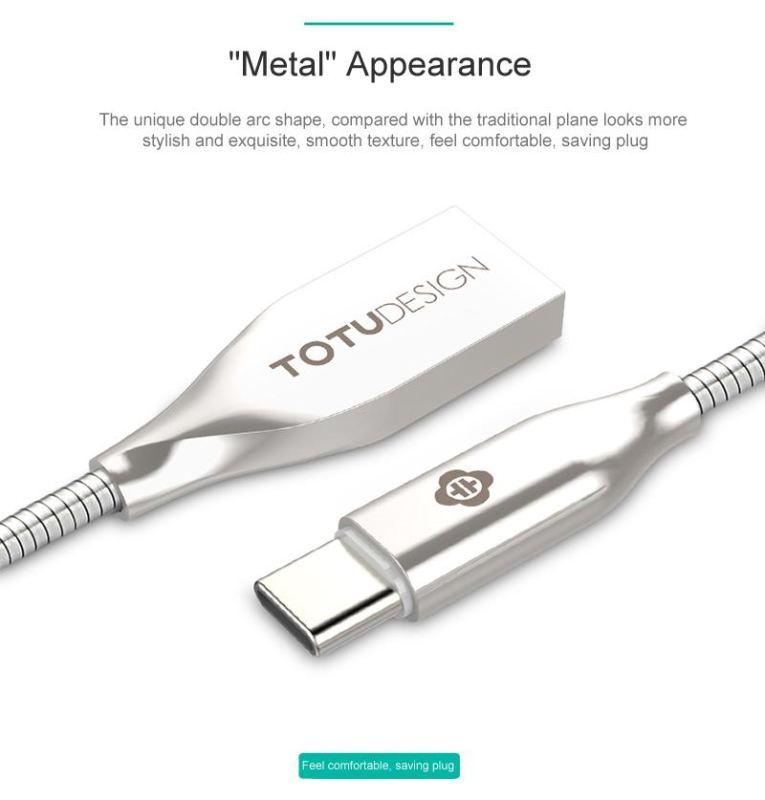 Premium Zinc Alloy Type C Unbreakable Cable