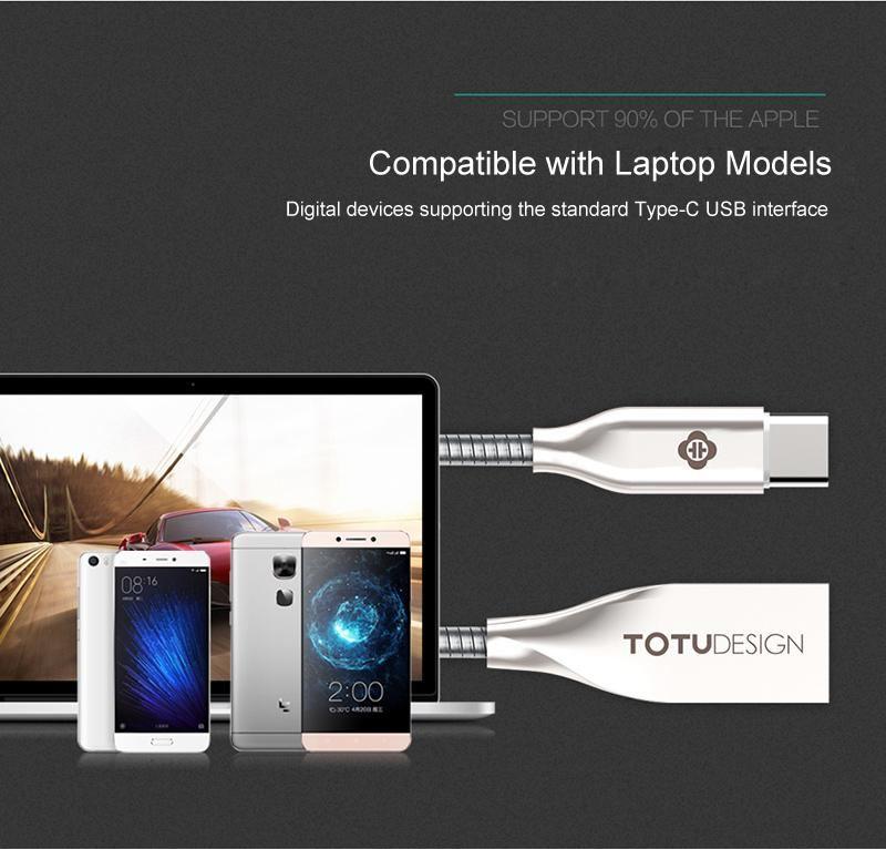 Premium Zinc Alloy Type C Unbreakable Cable