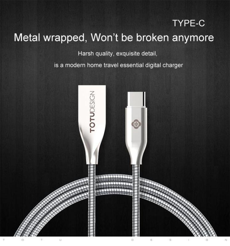 Premium Zinc Alloy Type C Unbreakable Cable