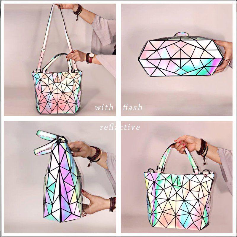 Holographic Hand Bag with a Sling