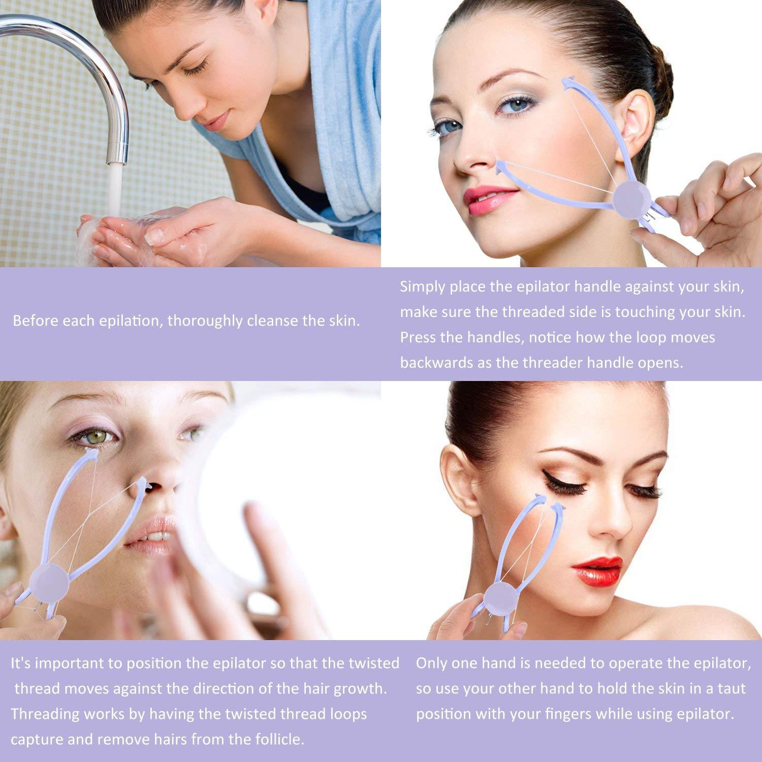 Painless Hair Threading and Removal System