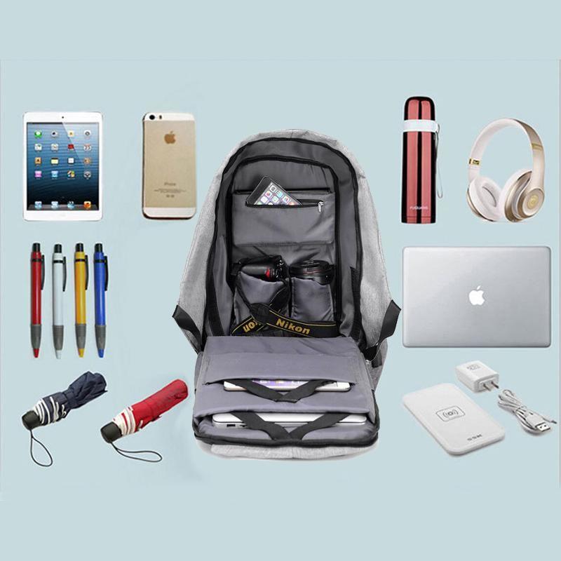 USB Charger Anti Theft Waterproof Smart Bag