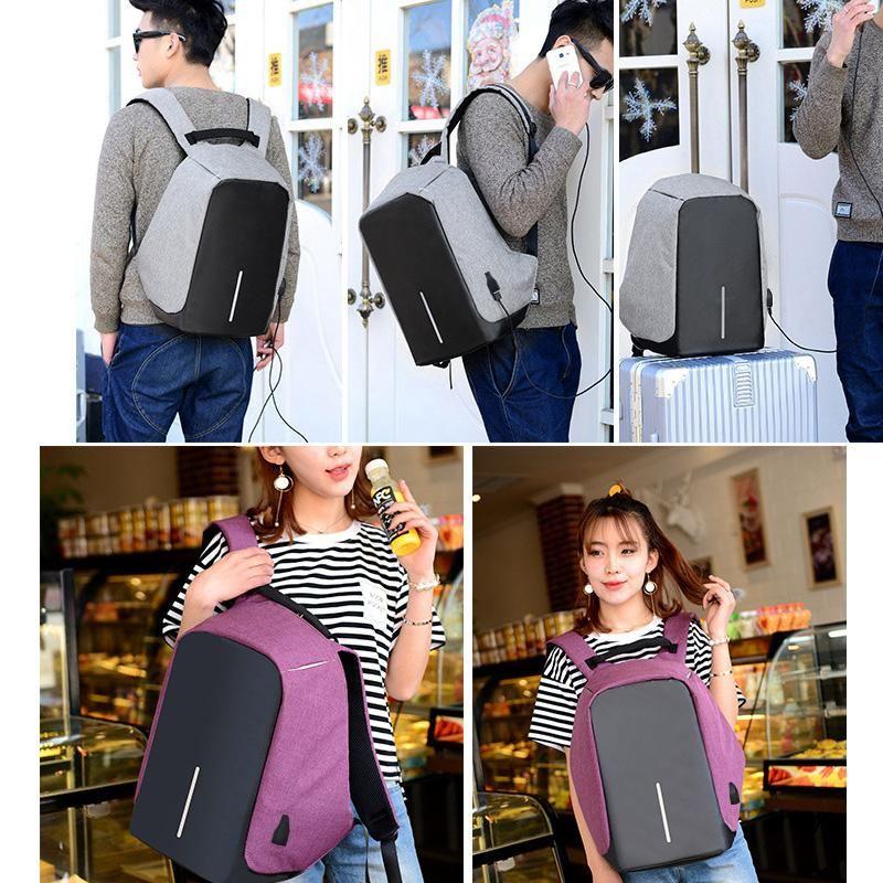 USB Charger Anti Theft Waterproof Smart Bag