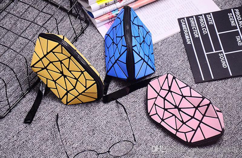 Shine On Geometric Lattice Pouch